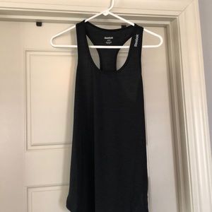 Black Reebok workout tank. Size small